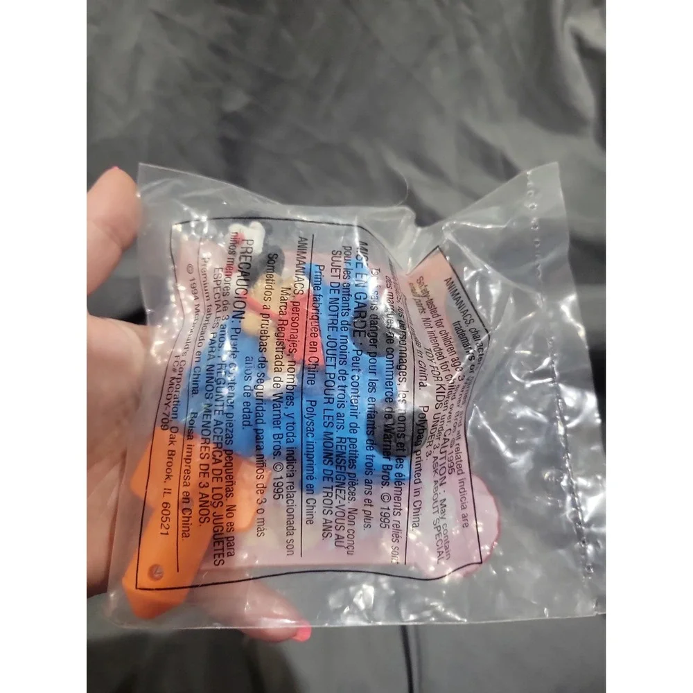 Vintage 90's McDonald's Happy Meal Toy Animaniacs Wakko & Yakko #4 Vehicle Toy
